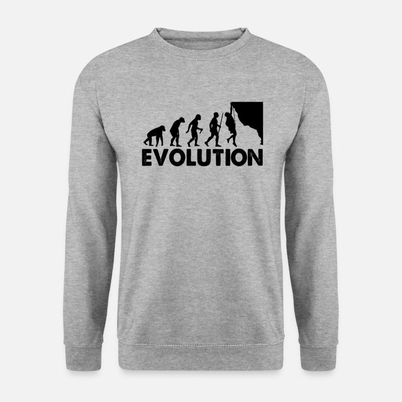 Climbing Evolution Escalade - Sweat-shirt Unisexe - gris chiné