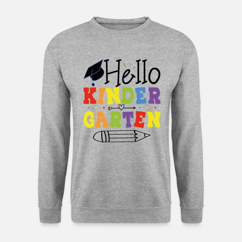 Hello Kindergarten - Unisex Sweatshirt - salt & pepper