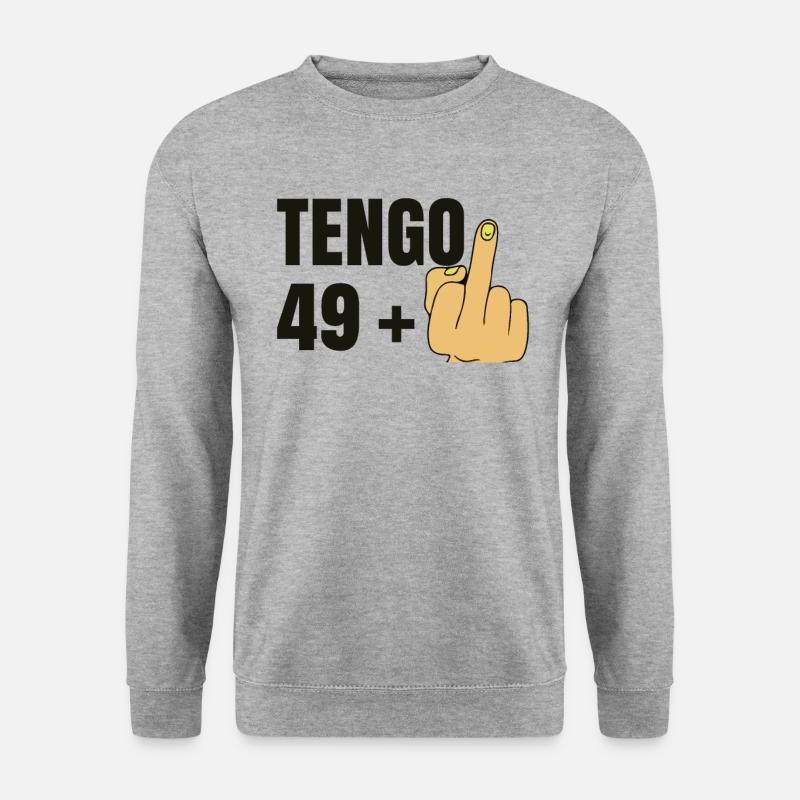 Ich bin 50 Jahre alt - Unisex Pullover - Weißgrau meliert