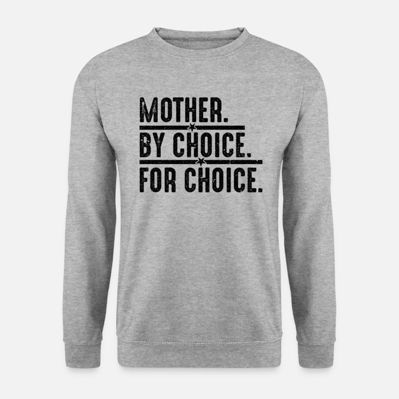 Mutter nach Wahl - Unisex Pullover - Weißgrau meliert
