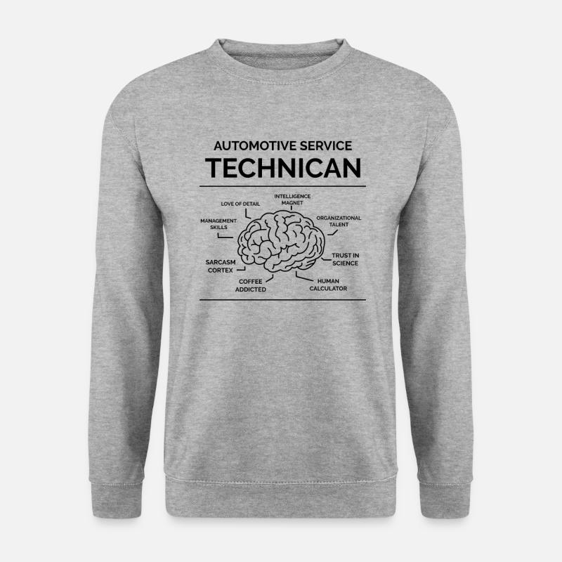 Kfz Mechaniker Techniker - Unisex Pullover - Weißgrau meliert