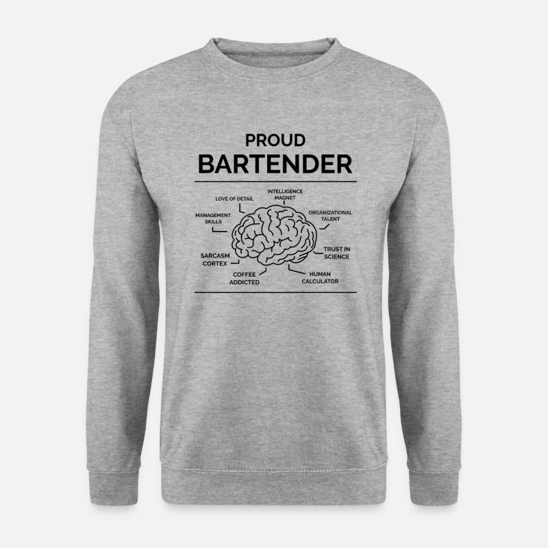 Barkeeper - Unisex Pullover - Weißgrau meliert