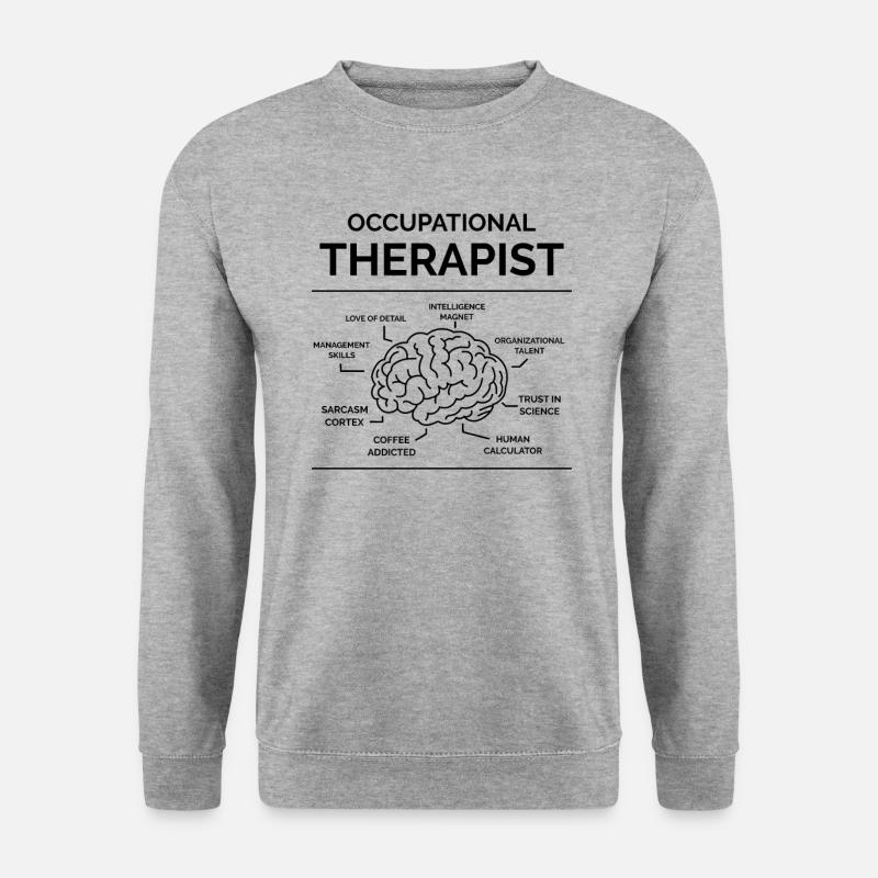 Beschäftigungstherapeutin - Unisex Pullover - Weißgrau meliert
