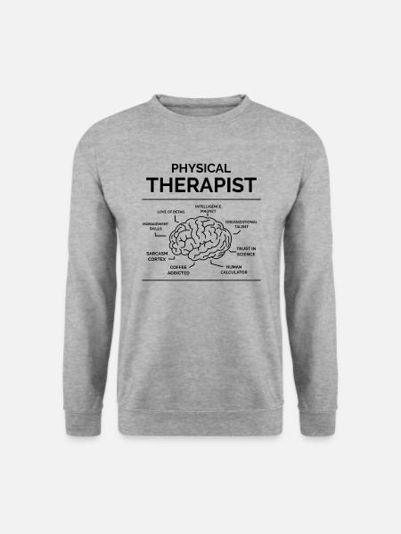 Physiotherapeutin - Unisex Pullover - Weißgrau meliert