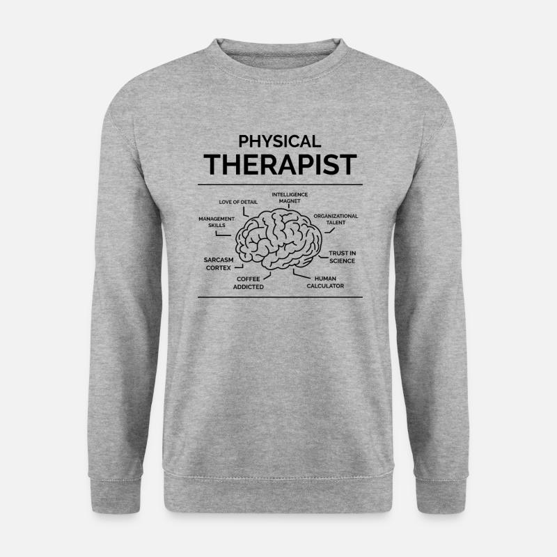 Physiotherapeutin - Unisex Pullover - Weißgrau meliert