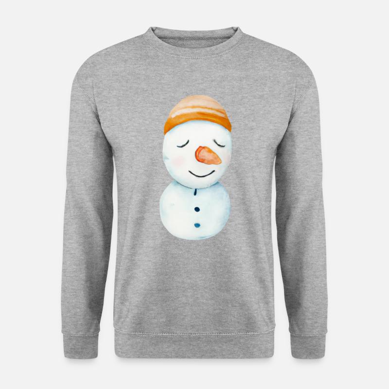 Retro Snowman - Unisex Sweatshirt - salt & pepper