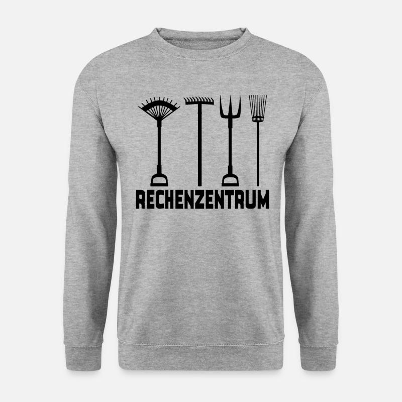 Rechenzentrum Gardening Landscaping Gardener - Unisex Pullover - Weißgrau meliert