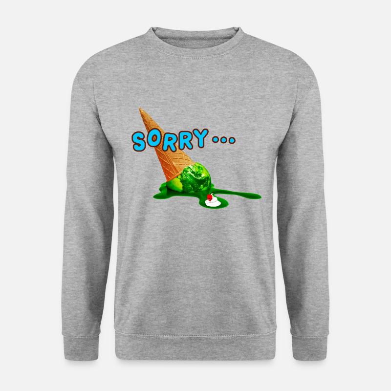 Sorry You! - Unisex Pullover - Weißgrau meliert