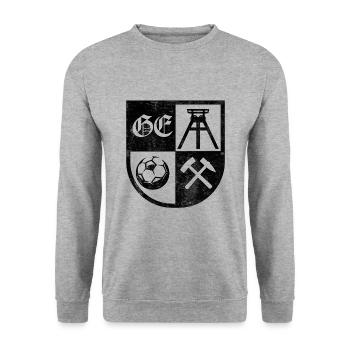 Armoiries de Gelsenkirchen - Sweat-shirt Unisexe - gris chiné - Devant - Alina (178cm) & Michal (187cm)