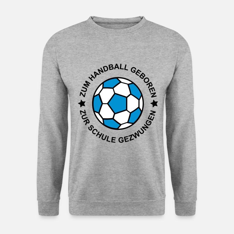 Handball - Unisex Pullover - Weißgrau meliert
