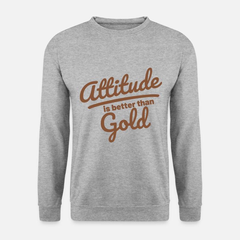 Einstellung - Unisex Pullover - Weißgrau meliert