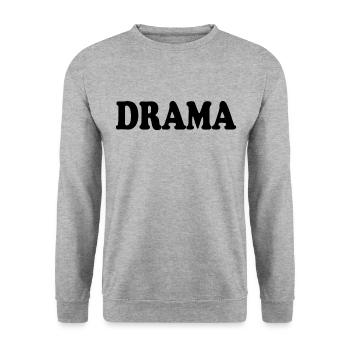 Drama - Unisex Sweatshirt - salt & pepper - Front - Alina (178cm) & Michal (187cm)