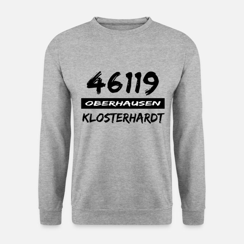 46119 Oberhausen Klosterhardt - Unisex Pullover - Weißgrau meliert