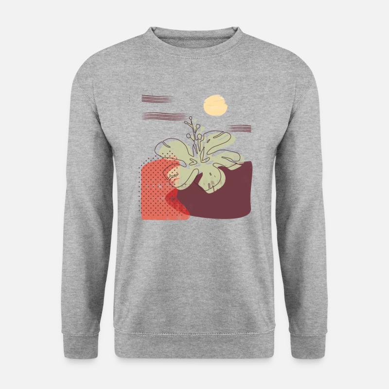 Gumamela - Unisex Pullover - Weißgrau meliert