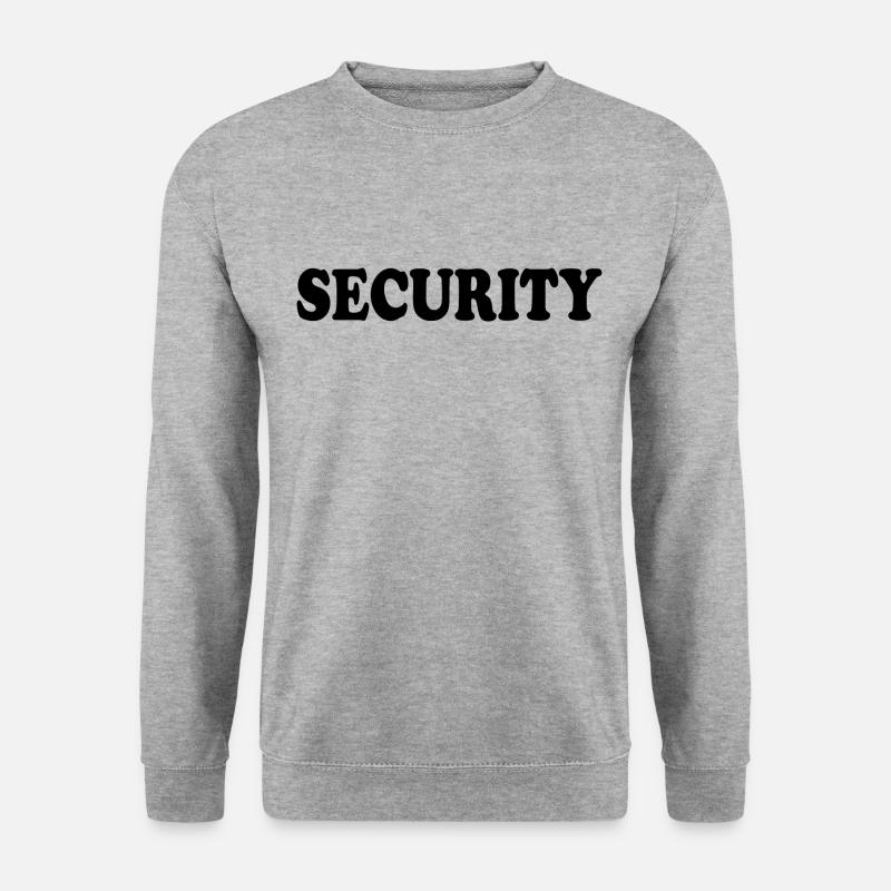 Security - Unisex Pullover - Weißgrau meliert
