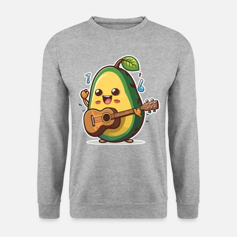 Rockin Guac - Unisex Pullover - Weißgrau meliert