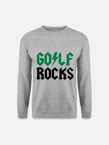 Golf - Unisex Pullover - Weißgrau meliert