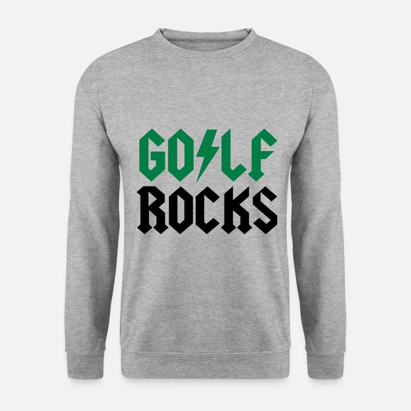 Golf - Unisex Pullover - Weißgrau meliert