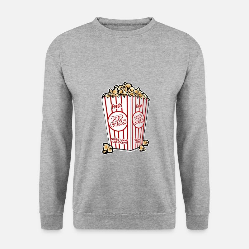 pop-corn - Sweat-shirt Unisexe - gris chiné