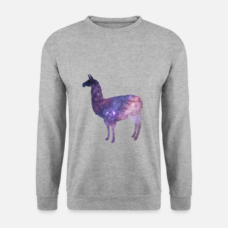 Llama gift - Unisex Sweatshirt - salt & pepper