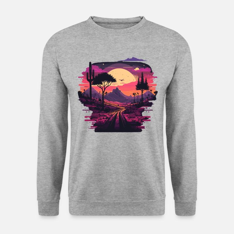 Retro Sunset - Unisex Sweatshirt - salt & pepper