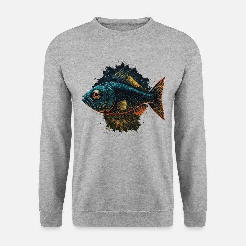 Fishermen Gift - Unisex Sweatshirt - salt & pepper