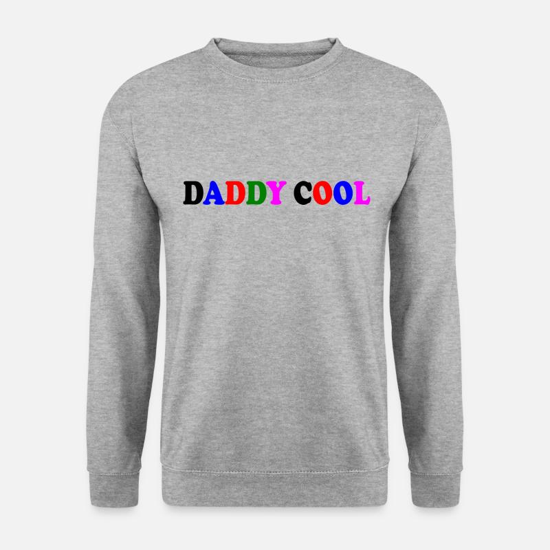 Daddy cool - Unisex Pullover - Weißgrau meliert