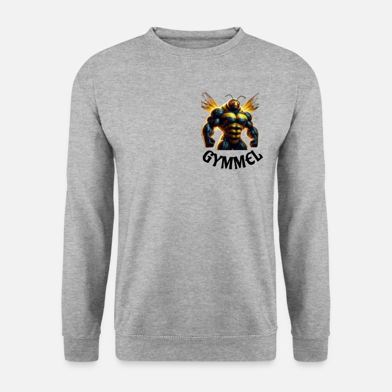 Gymmel #1 - Unisex Pullover - Weißgrau meliert