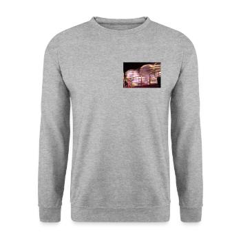 Effets de lumière et de mouvements - Manège - Sweat-shirt Unisexe - gris chiné - Devant - Alina (178cm) & Michal (187cm)