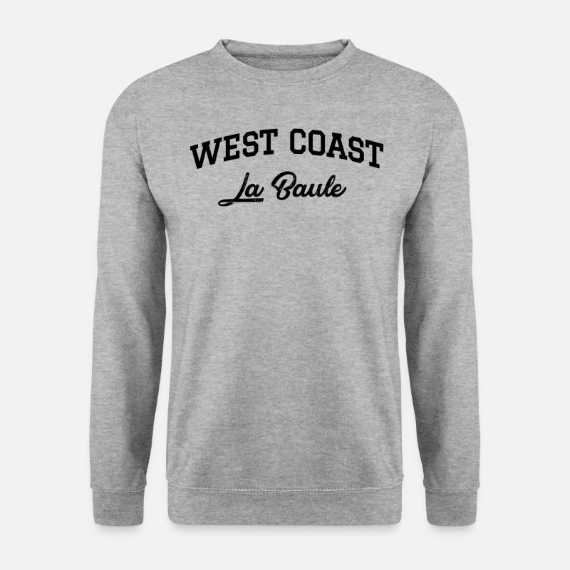 WESTKÜSTE La Baule - Unisex Pullover - Weißgrau meliert