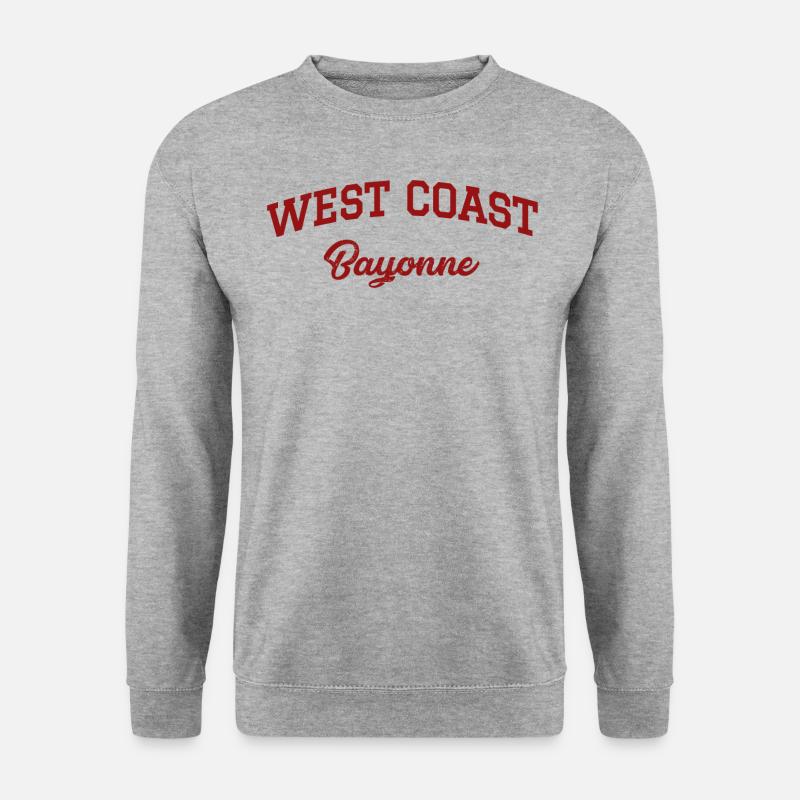 WESTKÜSTE Bayonne - Unisex Pullover - Weißgrau meliert