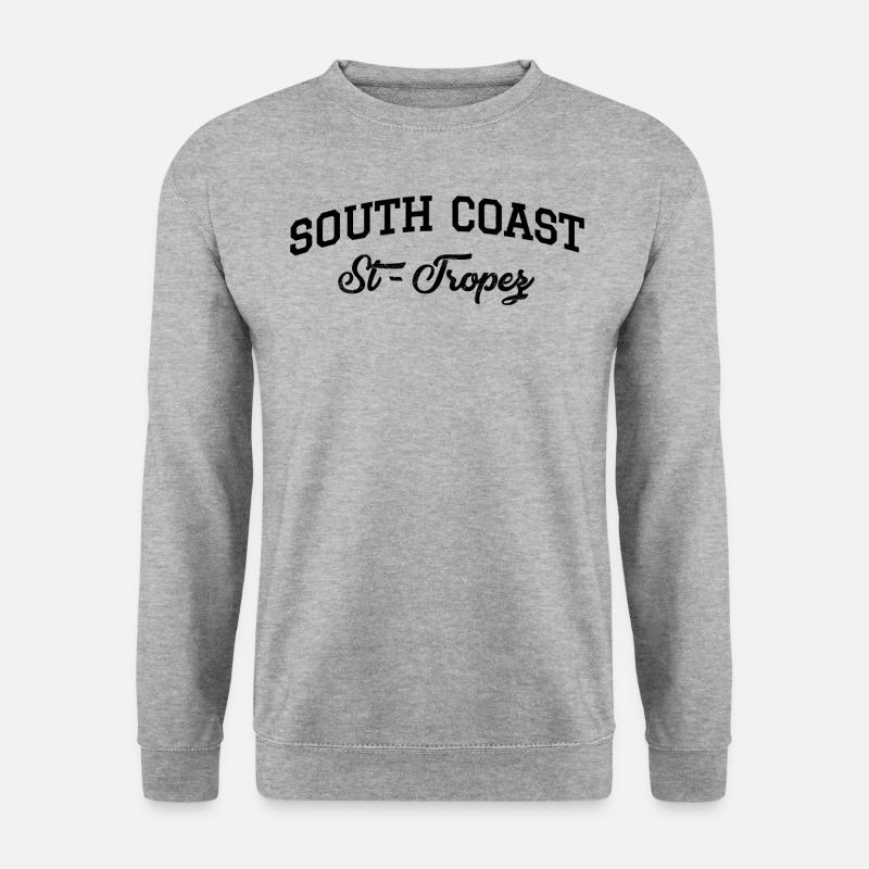 SÜDKÜSTE St-Tropez - Unisex Pullover - Weißgrau meliert