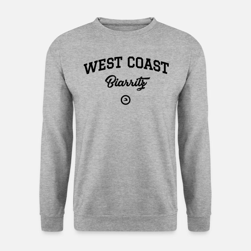 WEST COAST Biarritz wave - Unisex Sweatshirt - salt & pepper