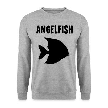 Skalar - Unisex Pullover - Weißgrau meliert - Vorne - Alina (178cm) & Michal (187cm)