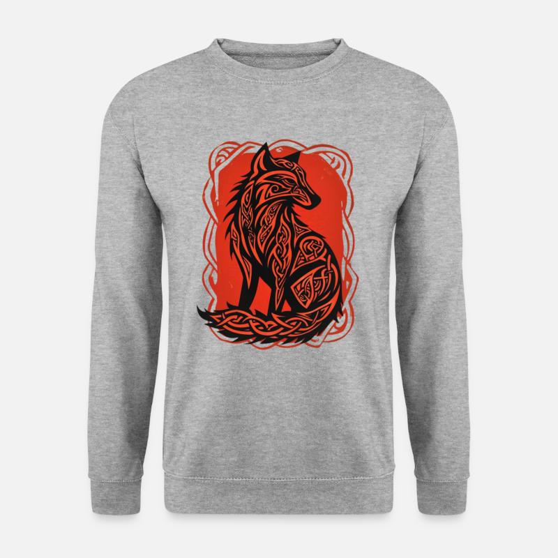 The Wolf - Unisex Sweatshirt - salt & pepper