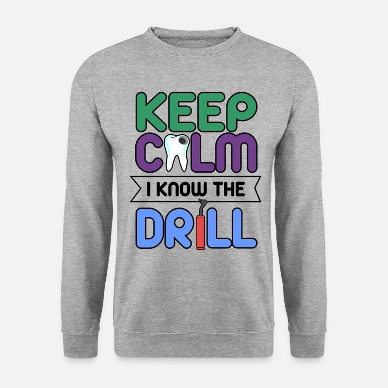 Keep calm Dentist - Unisex Sweatshirt - salt & pepper
