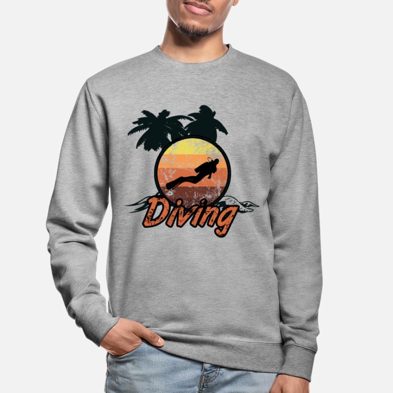 Plongée plongée plongée plongée plongée Sweat-shirt Unisexe