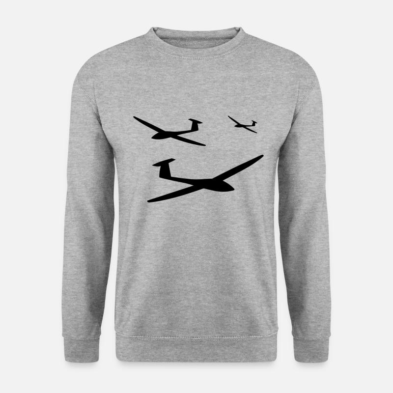glider sailplane - Unisex Sweatshirt - salt & pepper