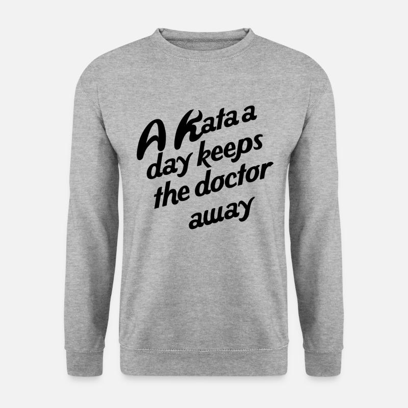 A Kata a Day - Unisex Pullover - Weißgrau meliert