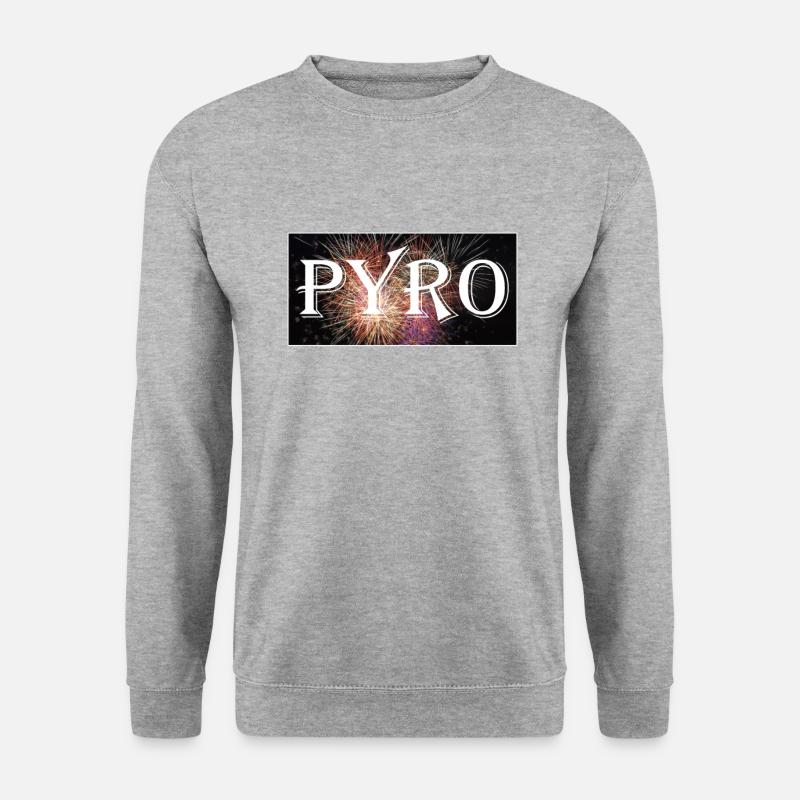 Pyro Pyrotechnician Pyro Fan Pyrotechnics Fireworks - Unisex Sweatshirt - salt & pepper