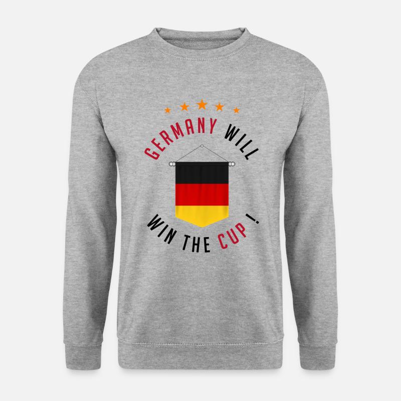 Germany Will Win The Cup ! - Sweat-shirt Unisexe - gris chiné