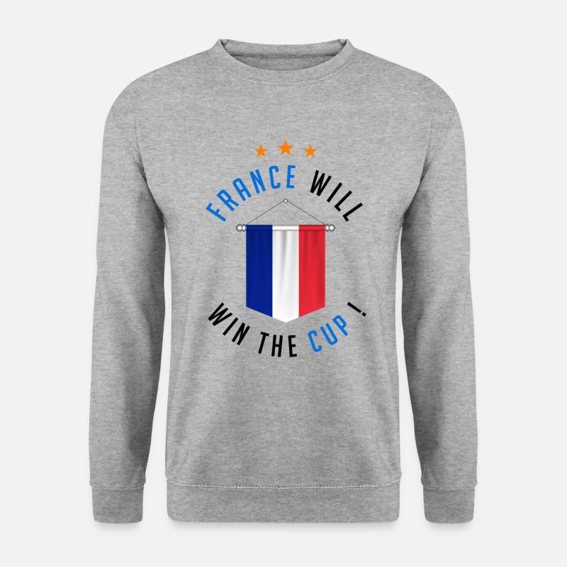France Will Win The Cup ! - Sweat-shirt Unisexe - gris chiné
