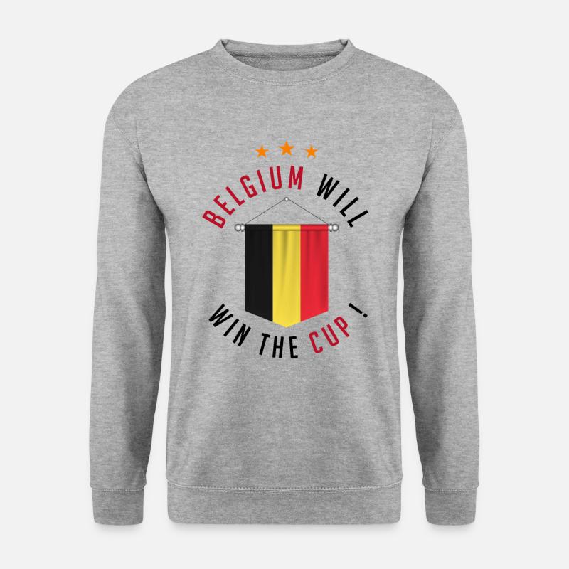 Belgium will win the cup! - Unisex Sweatshirt - salt & pepper