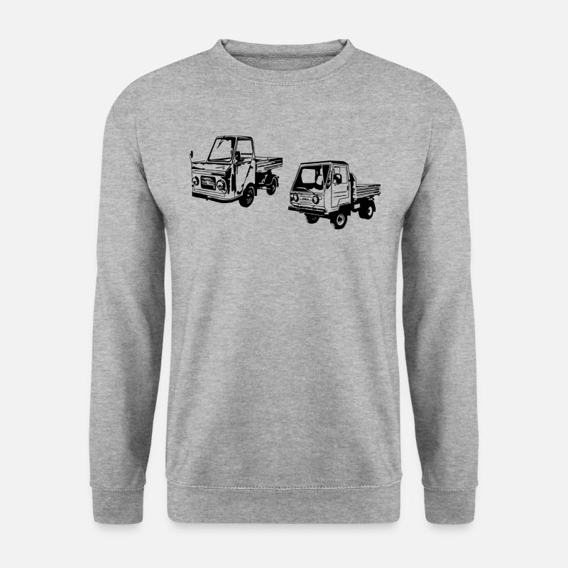 Multicar M22 M25 M26 - Unisex Pullover - Weißgrau meliert