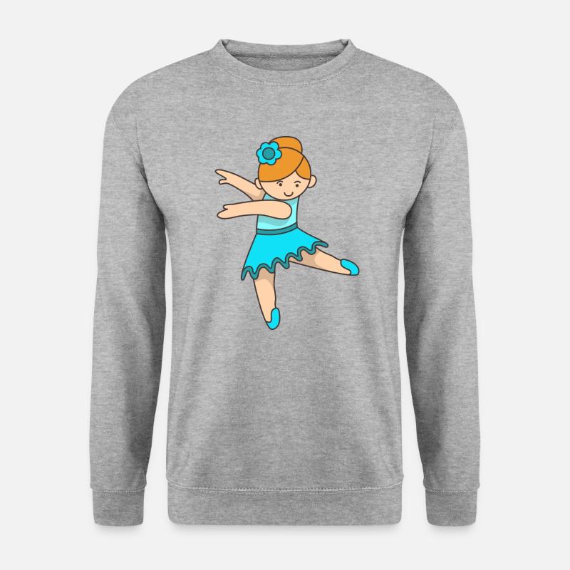 Ballett - Unisex Pullover - Weißgrau meliert