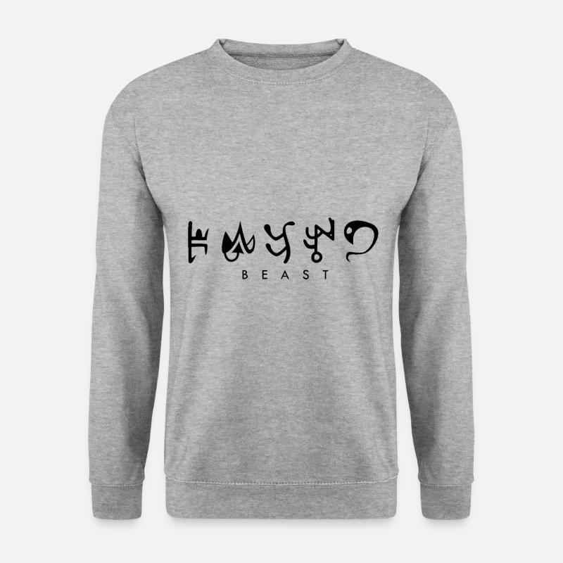 D2R Runeword Beast - Unisex Sweatshirt - salt & pepper