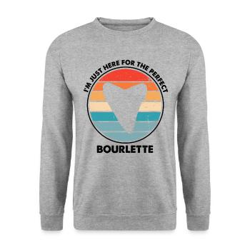 Fossil Archaeology Design Fossils Fossil Hunters - Unisex Sweatshirt - salt & pepper - Front - Alina (178cm) & Michal (187cm)