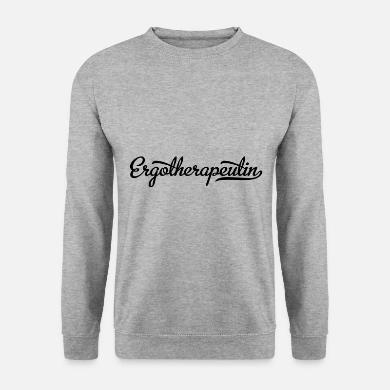 ergotherapeutin - Unisex Pullover - Weißgrau meliert