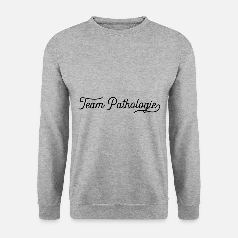 team patho - Unisex Pullover - Weißgrau meliert