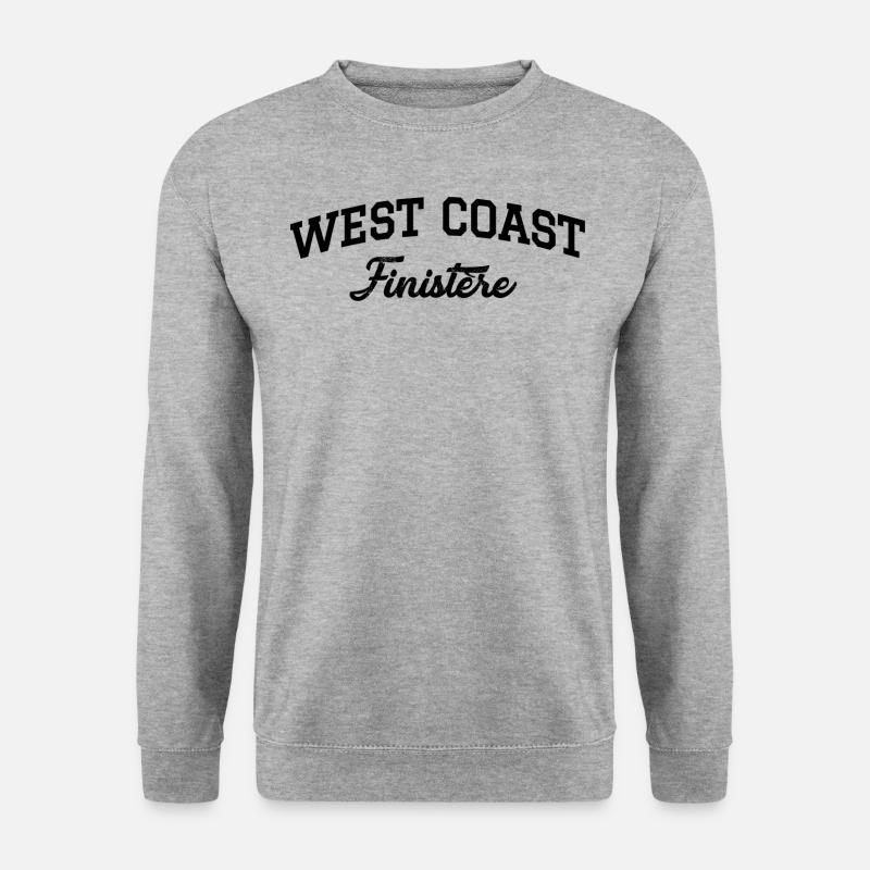 WESTKÜSTE Finistere - Unisex Pullover - Weißgrau meliert